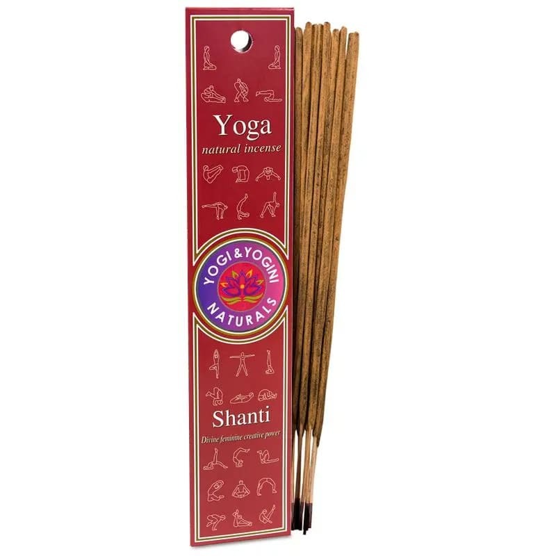 Shanti - Bastoncini di incenso per lo Yoga - Yogi & Yogini Naturals - 20g
