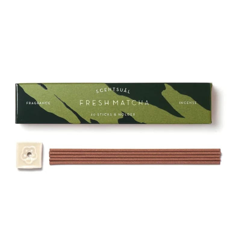 Tè Verde Matcha - 30 Bastoncini di Incenso Giapponese Premium - Nippon Kodo