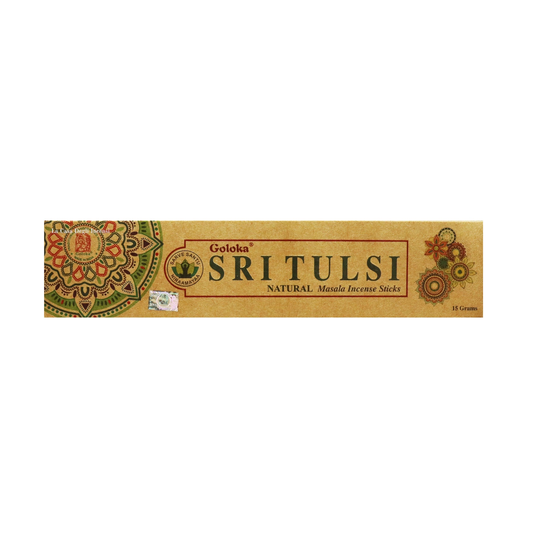 Sri Tulsi - Bastoncini di incenso Goloka - 15g