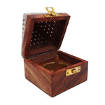 Scatola in legno Piramidale porta coni d’incenso immagine