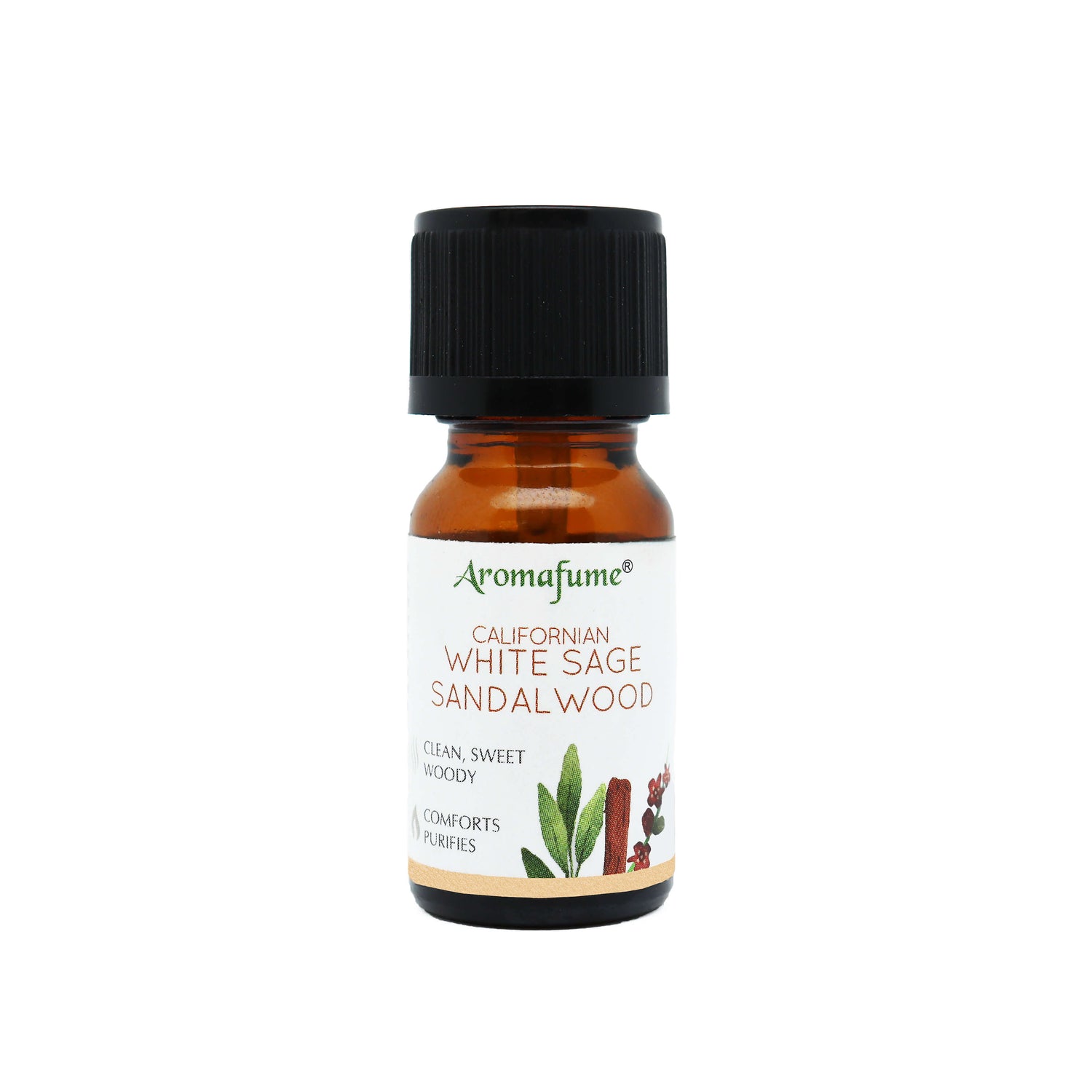 Salvia Bianca e Legno di Sandalo - Miscela di oli essenziali - Aromafume - 10ml