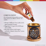 Sette Chakra - Set di 7 Oli essenziali - Aromafume - 70ml - istruzioni