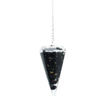 Pendolo - Orgone in Shungite sfaccettato
