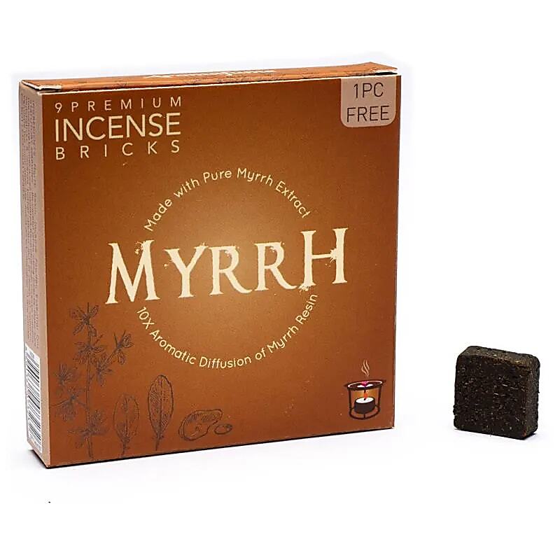 Mirra - Mattoncini di incenso - Aromafume - 9 Pezzi