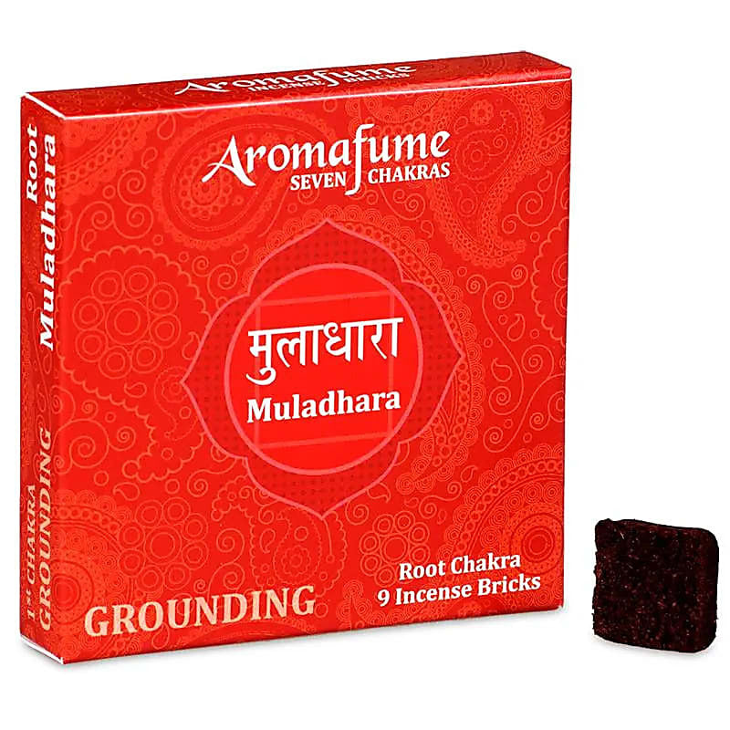 1 chakra - Mattoncini di incenso - Aromafume - 9 Pezzi