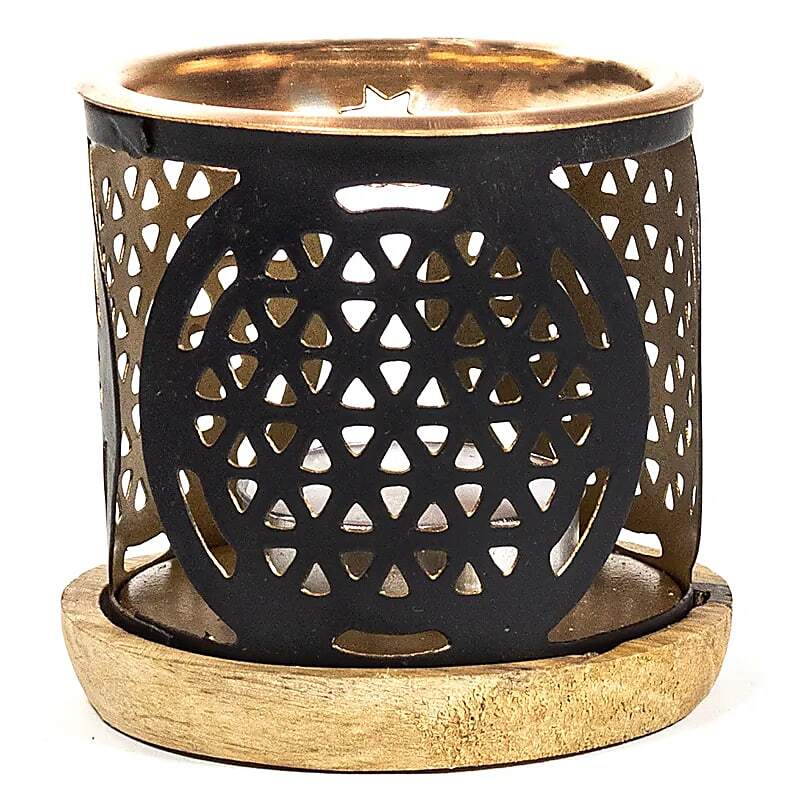 Fiore della vita - Bruciatore per mattoncini di incenso - Aromafume