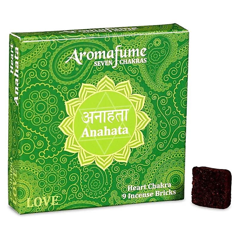4 chakra - Mattoncini di incenso - Aromafume - 9 Pezzi