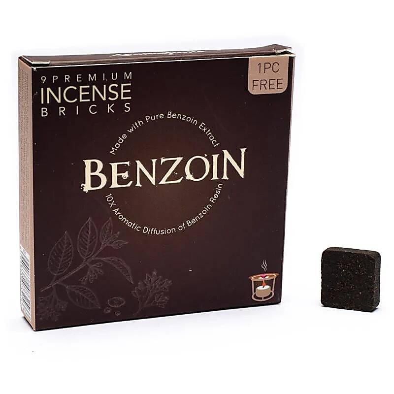 Benzoino - Mattoncini di incenso - Aromafume - 9 Pezzi