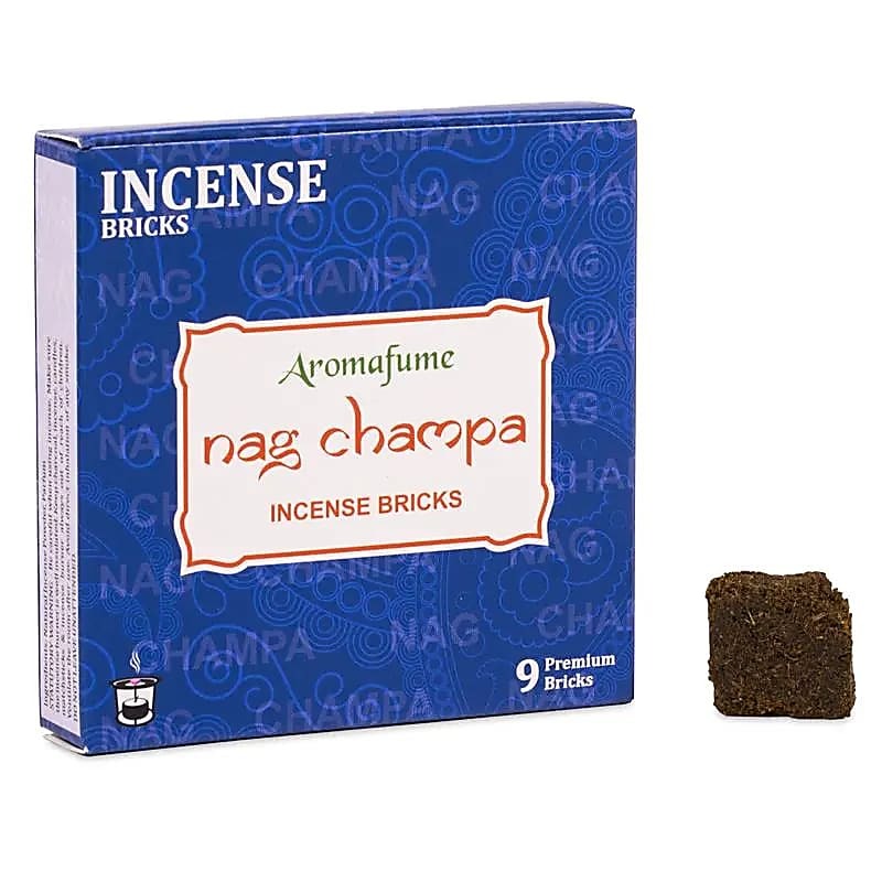Nag Champa - Mattoncini di incenso - Aromafume - 9 Pezzi