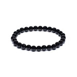 Bracciale elastico in Shungite - Diametro Pietre 0,8cm
