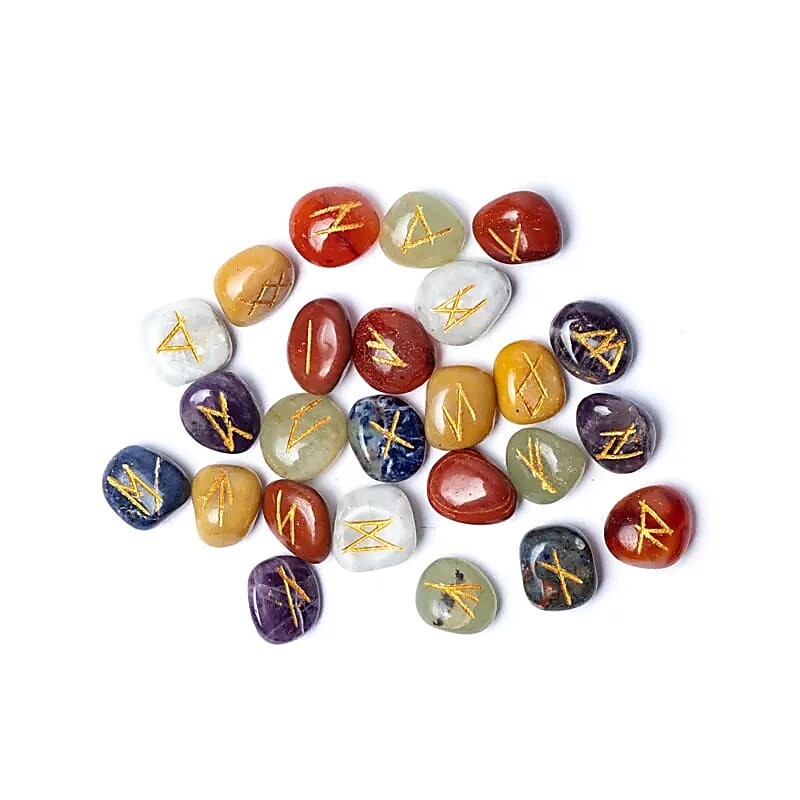 Set Oracolo - 25 Rune dei 7 Chakra - immagine