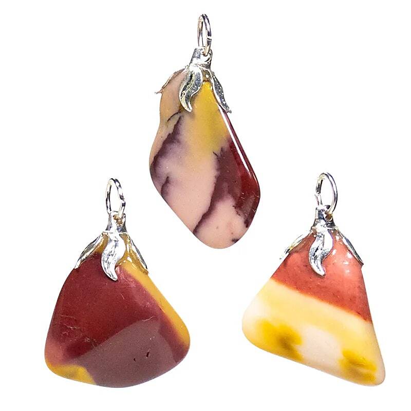 Ciondolo in Mookaite