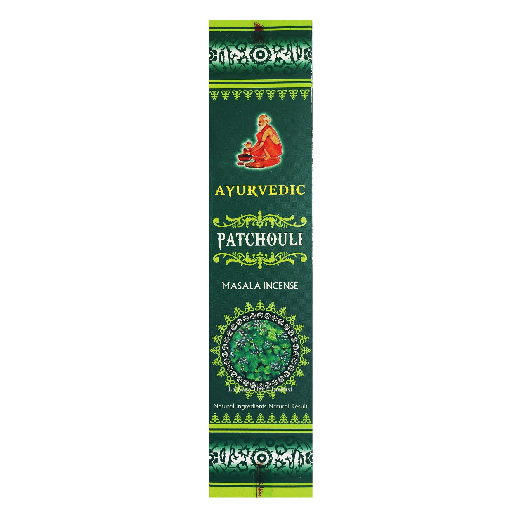 Patchouli - Bastoncini di incenso Ayurvedic - 15g