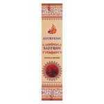 Zafferano - Bastoncini di incenso Ayurvedic - 15g