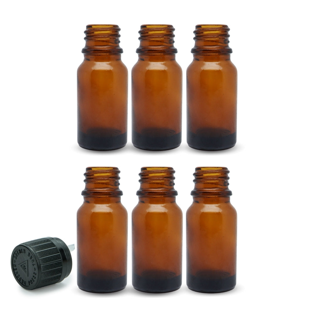 6 Boccette Vuote per oli essenziali - 10ml