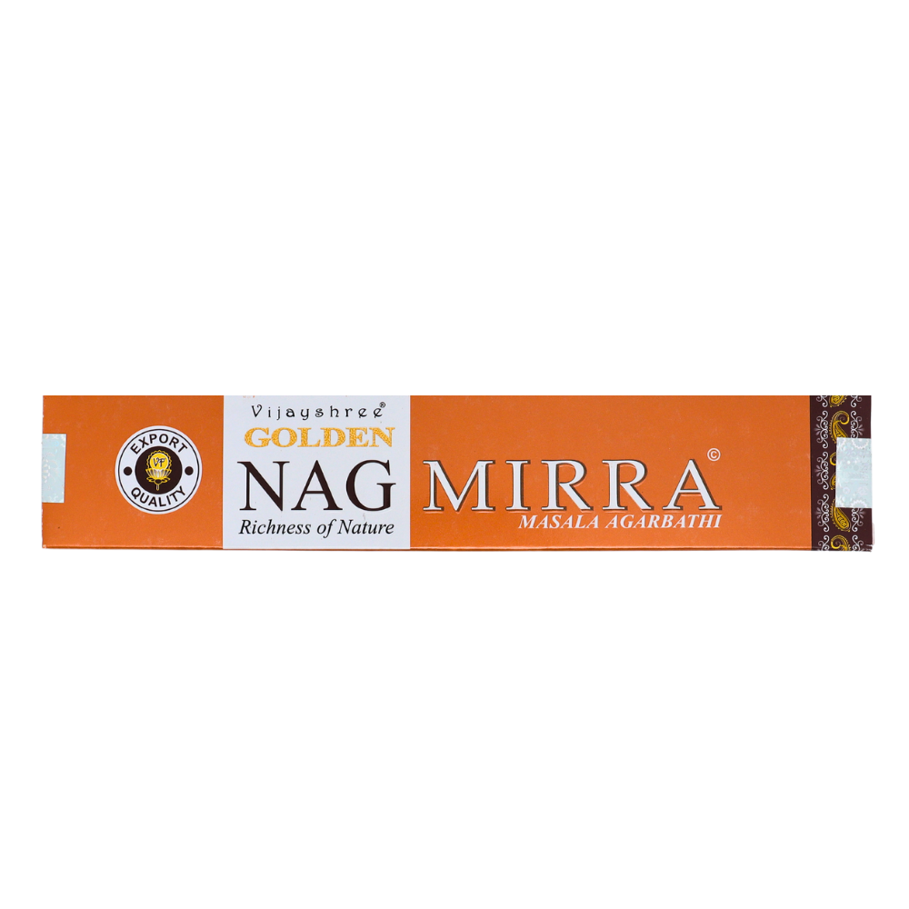 Mirra - Bastoncini di Incenso - Vijayshree Golden Nag - 15g
