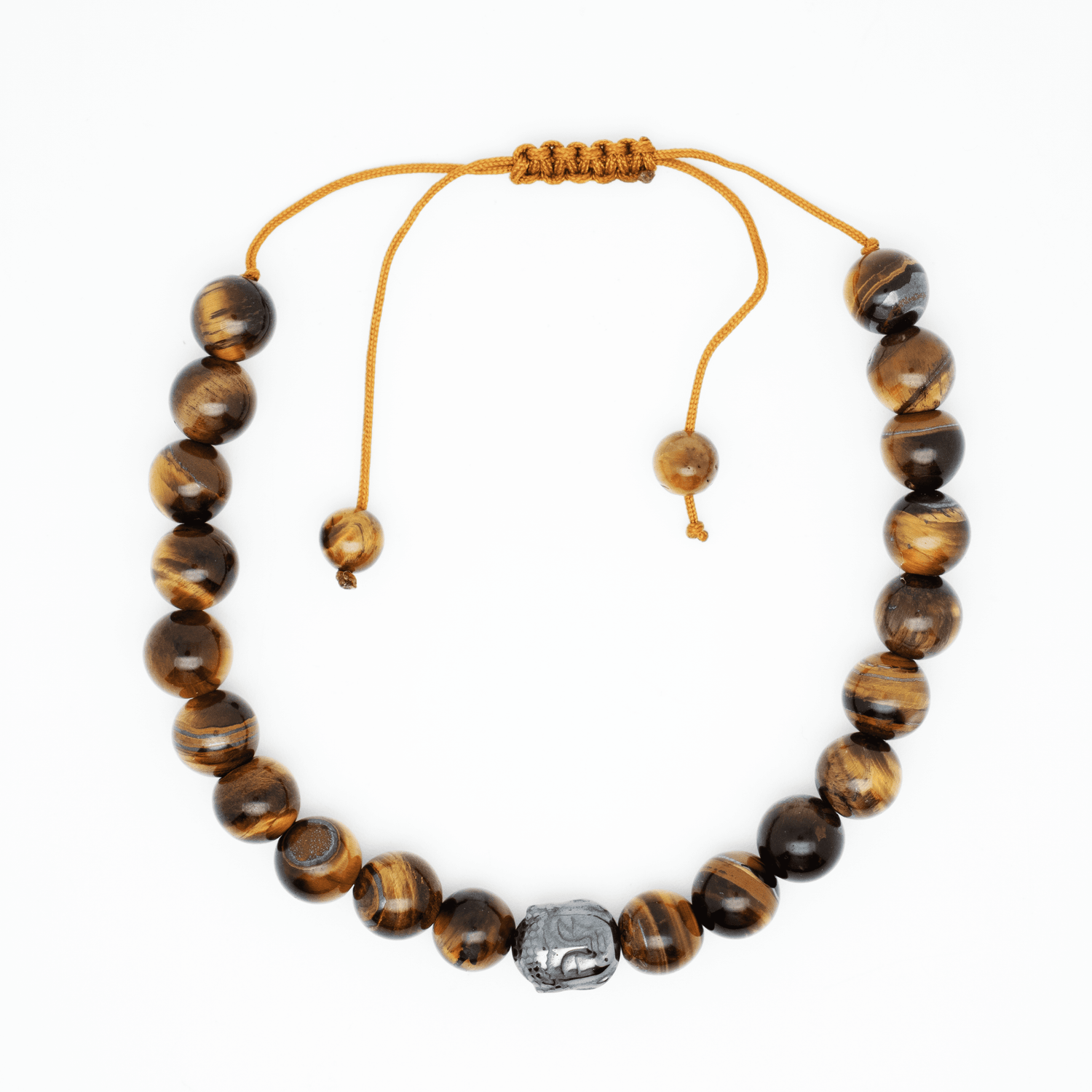 Bracciale regolabile con Occhio di Tigre