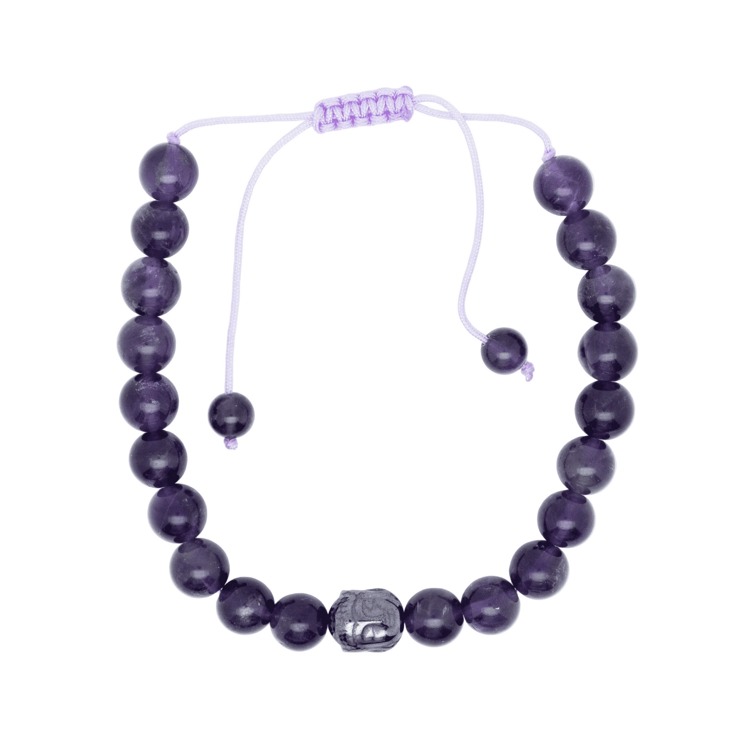 Bracciale regolabile in Ametista