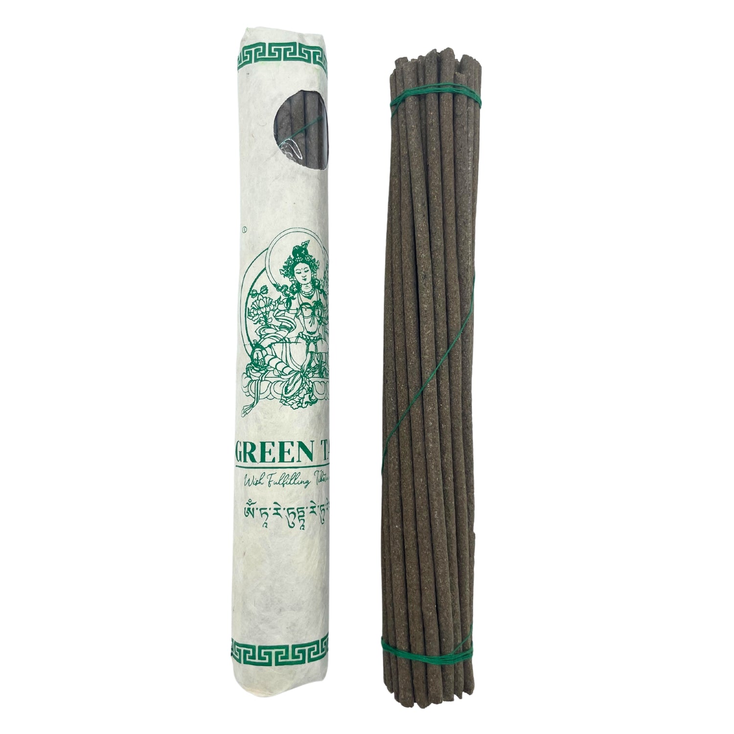 Tè Verde - 30 Bastoncini di incenso Tibetano Premium - 60g