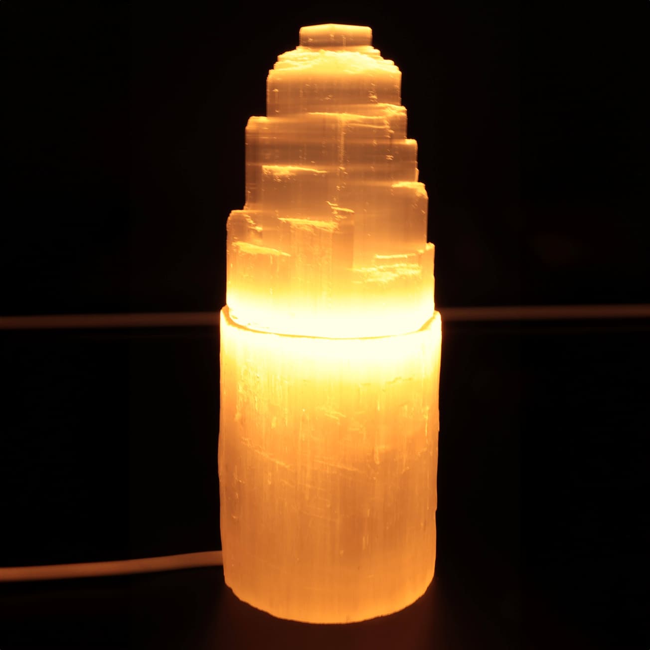 Lampada di Selenite Montagna - 20cm