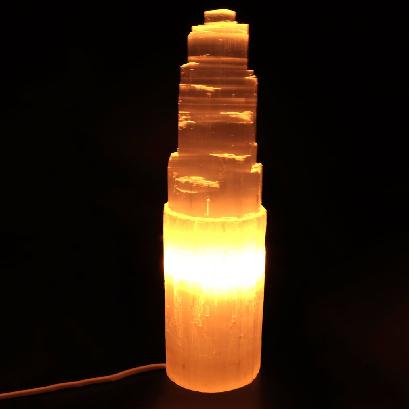 Lampada di Selenite Montagna - 30cm