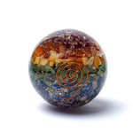 Sfera di Orgonite dei 7 Chakra