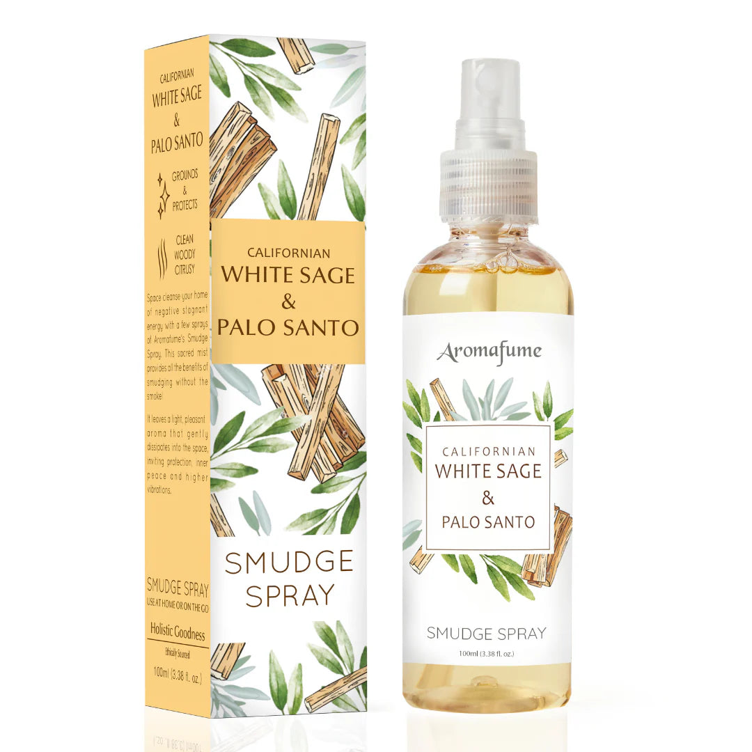 Salvia Bianca e Palo Santo - Deodorante Spray per Ambienti - Aromafume - 100ml