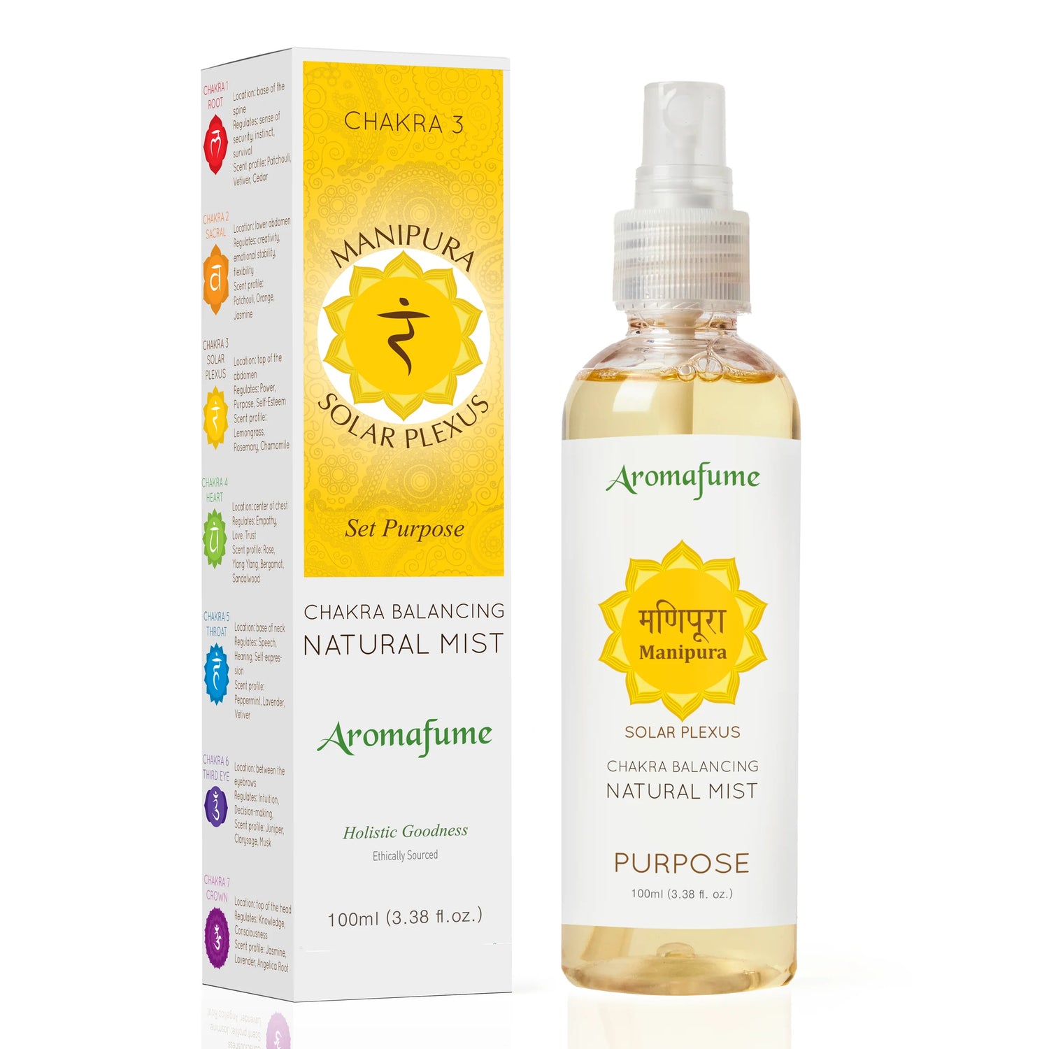 3 Chakra - Deodorante Spray per Ambienti - Aromafume - 100ml