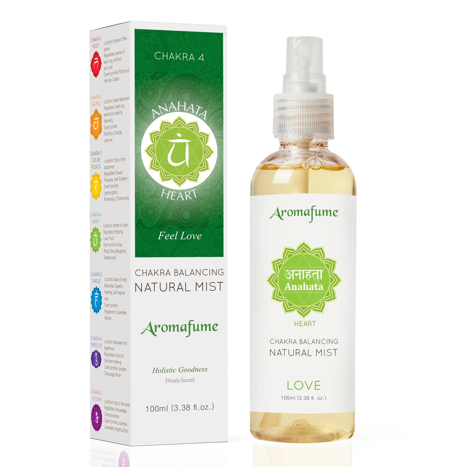 4 Chakra - Deodorante Spray per Ambienti - Aromafume - 100ml