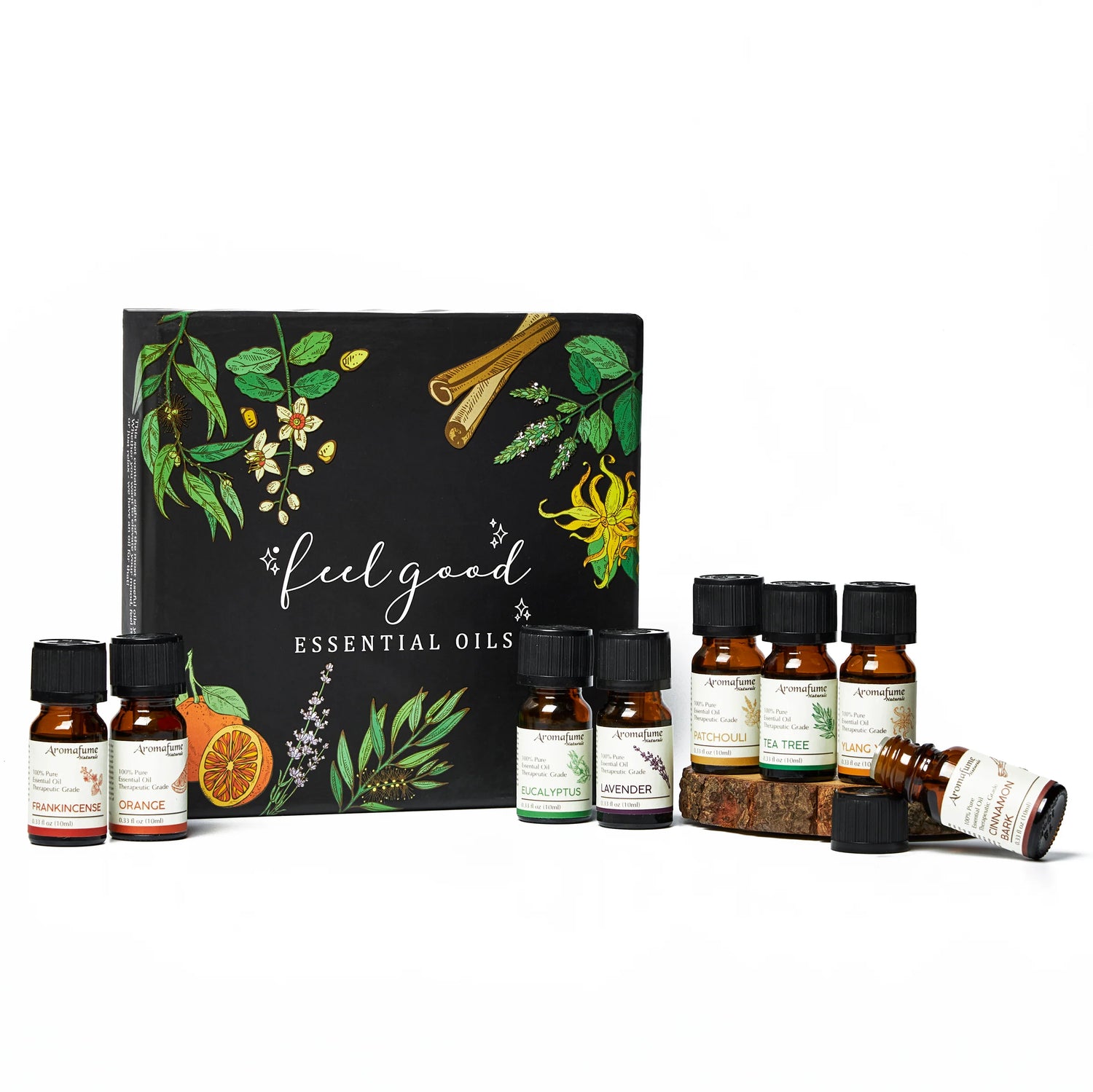 Sentirsi Bene - Set di 8 Oli Essenziali naturali - Aromafume - 80ml