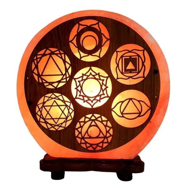 Lampada di Sale 5kg - 7 Chakra