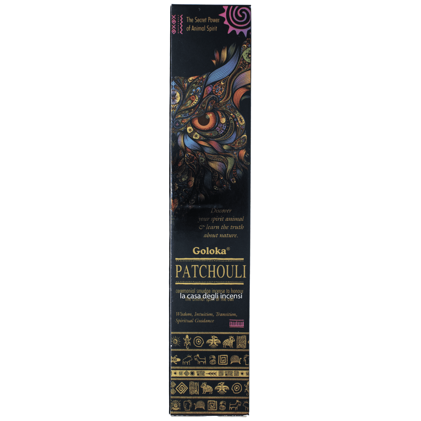 Patchouli - Bastoncini di incenso Animal Spirit Goloka - 25g