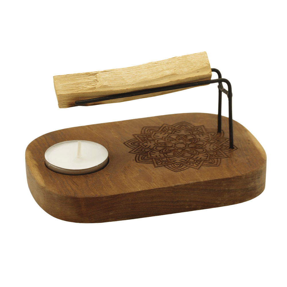 Bruciatore a candela per Palo Santo e Smudge - Hamsa