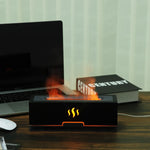 Diffusore moderno nero rettangolare, design minimal.