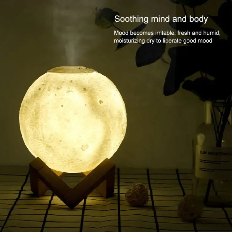 Umidificatore d'aria con oli essenziali - 880ml - illuminato