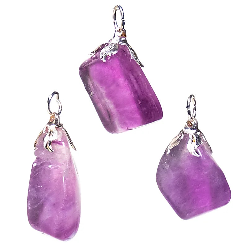 Ciondolo in Fluorite Viola