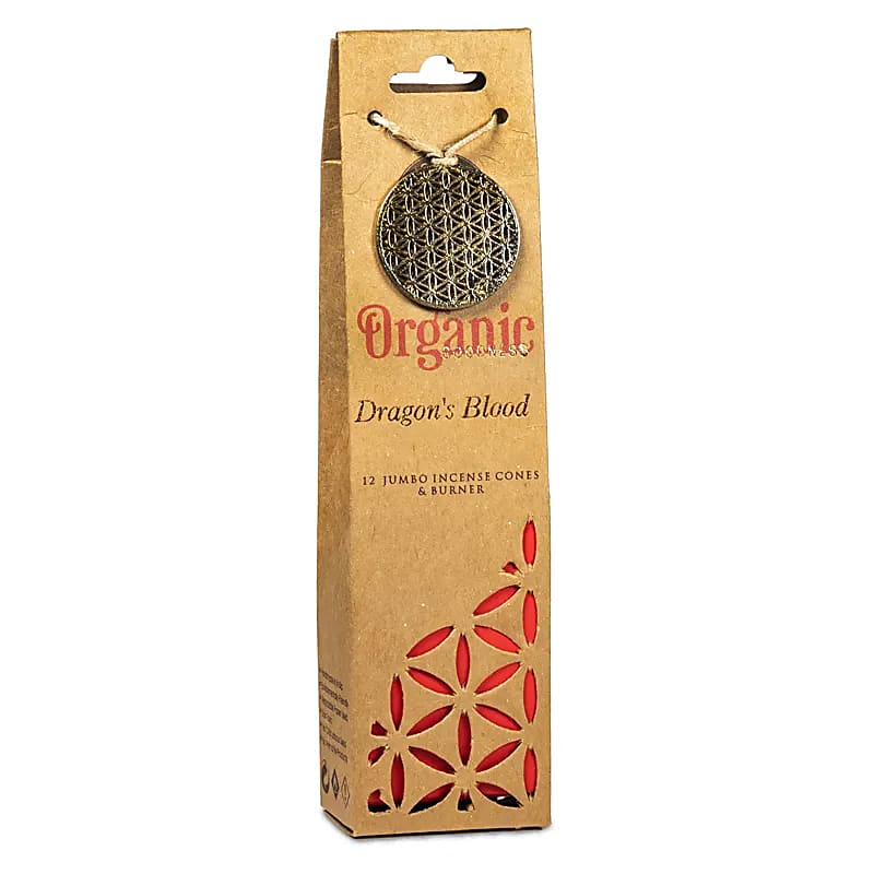 Sangue di Drago - Coni di incenso con supporto - Song of India - 12pz