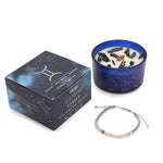 Gemelli - Candela dello Zodiaco con Braccialetto