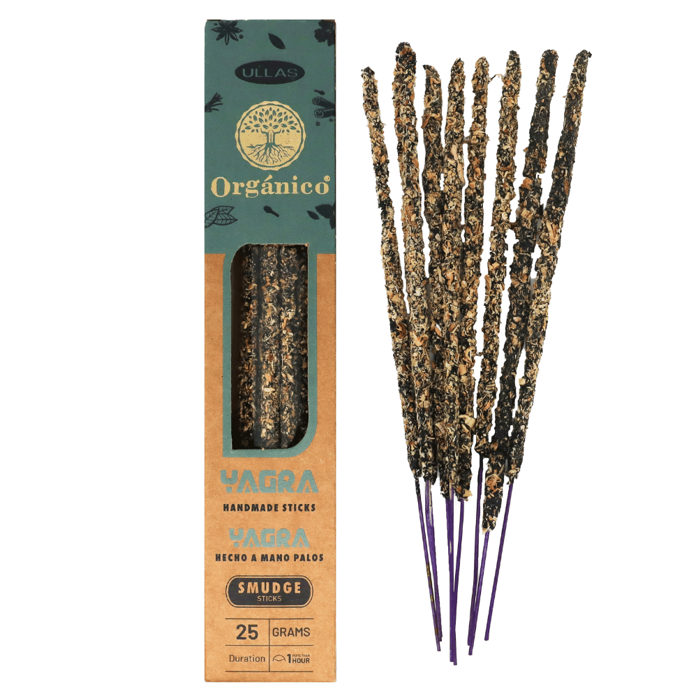 Yagra - Bastoncini di incenso organici Ullas - 20g