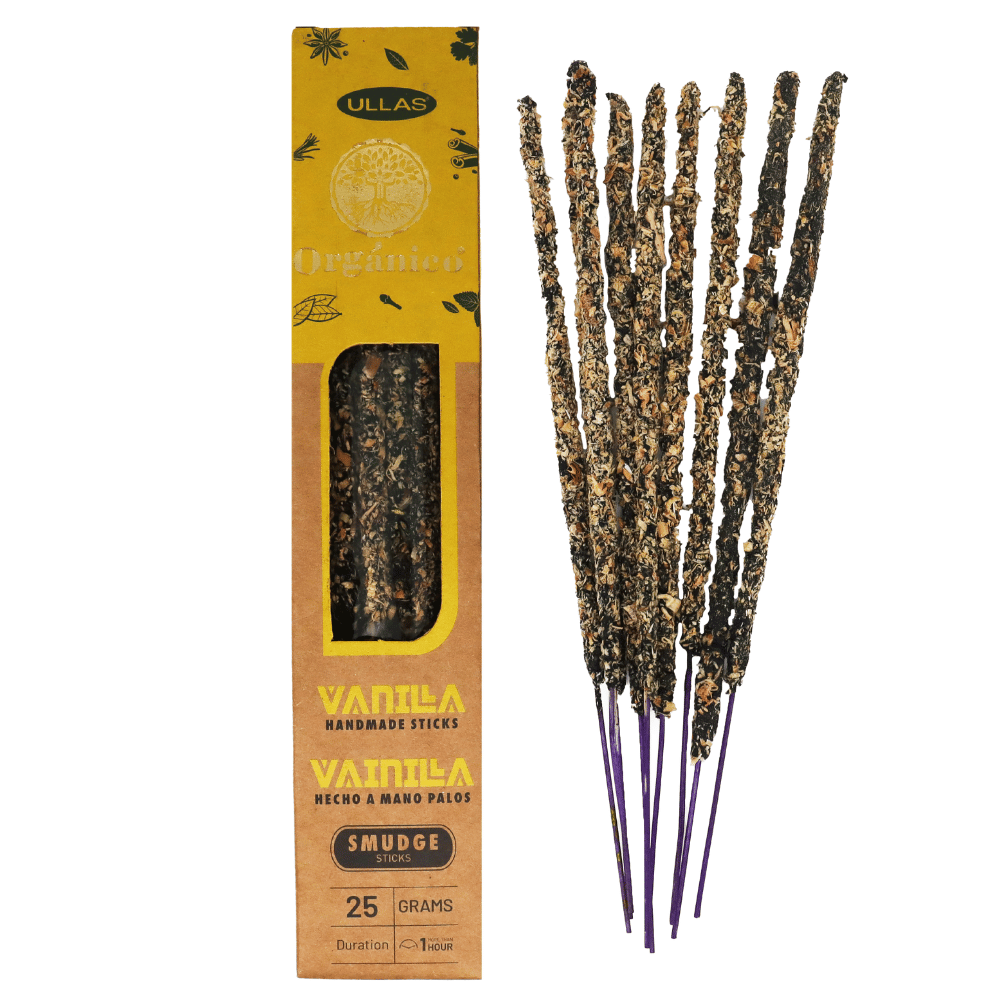 Vaniglia - Bastoncini di incenso organici Ullas - 20g