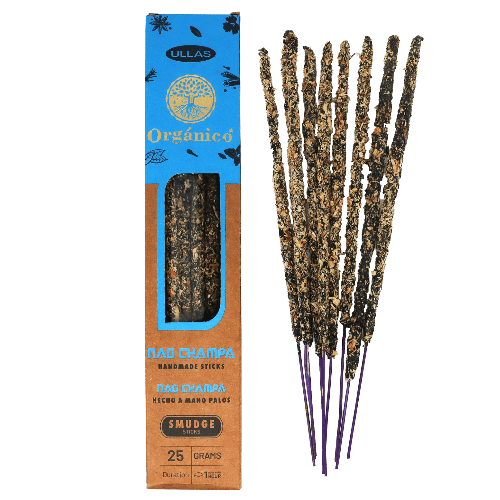 Nag Champa - Bastoncini di incenso organici Ullas - 20g
