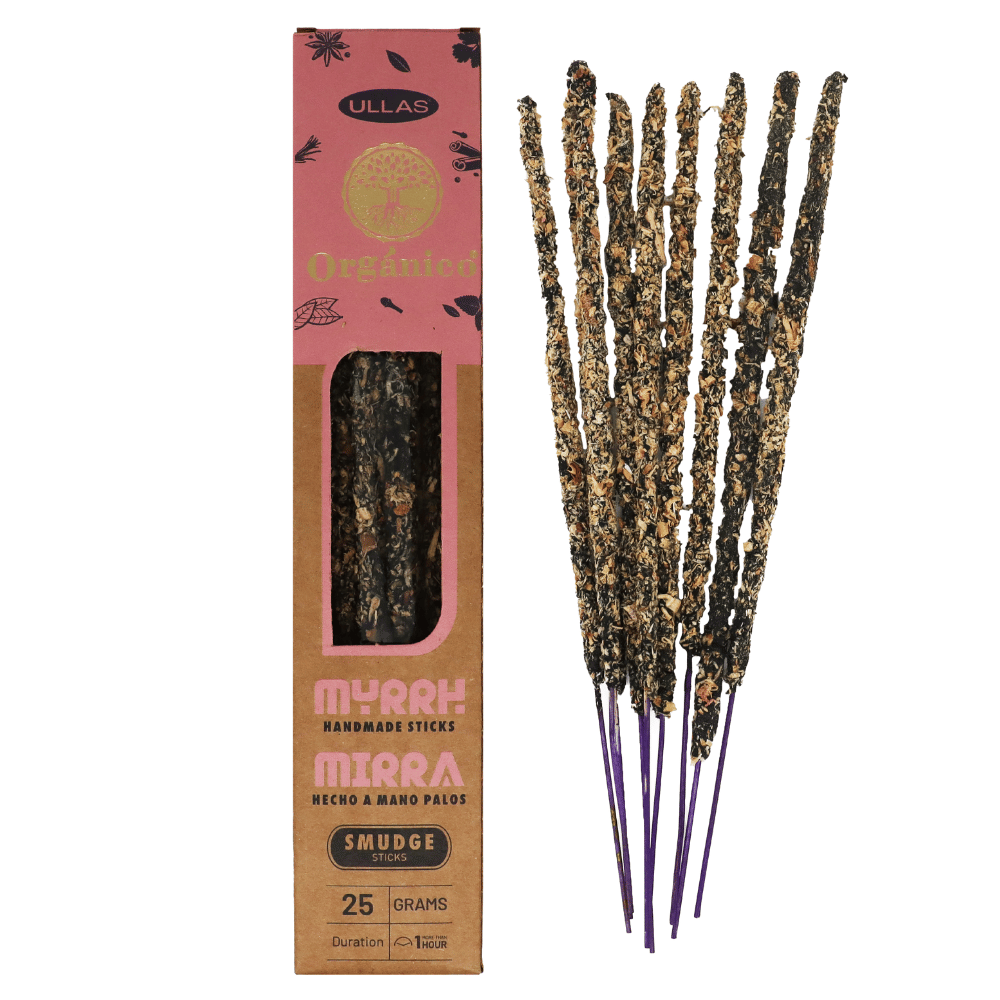 Mirra - Bastoncini di incenso organici Ullas - 20g