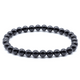 Bracciale elastico in Tormalina Nera - 6mm