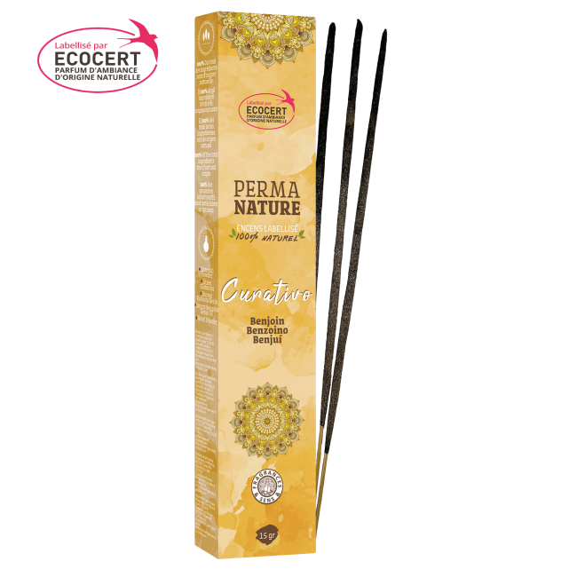 Benzoino - Bastoncini di incenso - Perma Nature - Certificati Ecocert - 15g