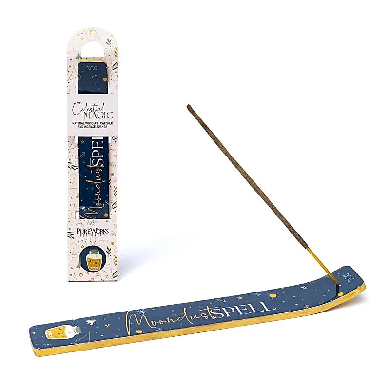 Porta Incenso in Legno – Collezione Celestial Magic “Incantesimo Polvere di Luna”