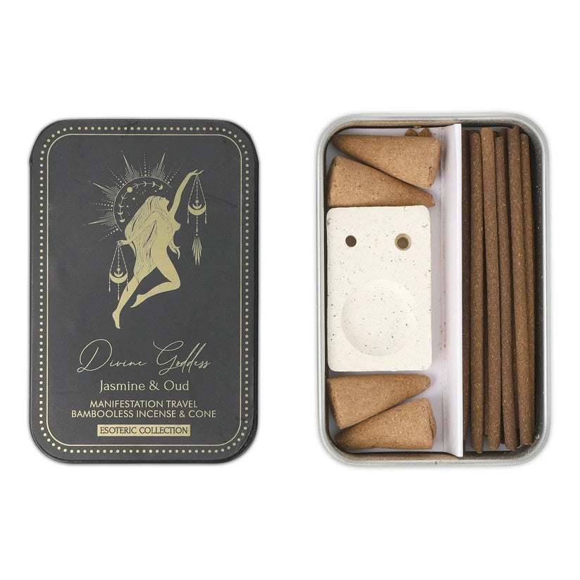 Gelsomino e Oudh - Coni e Bastoncini di incenso - Pure Works Esoteric Collection - Con portaincenso