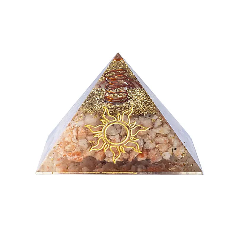 Piramide di Orgonite - Pietra del sole