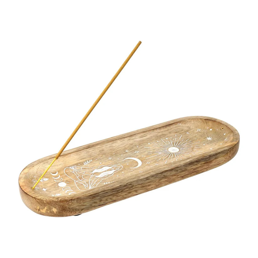 Portaincenso in legno di mango - Albero della Vita