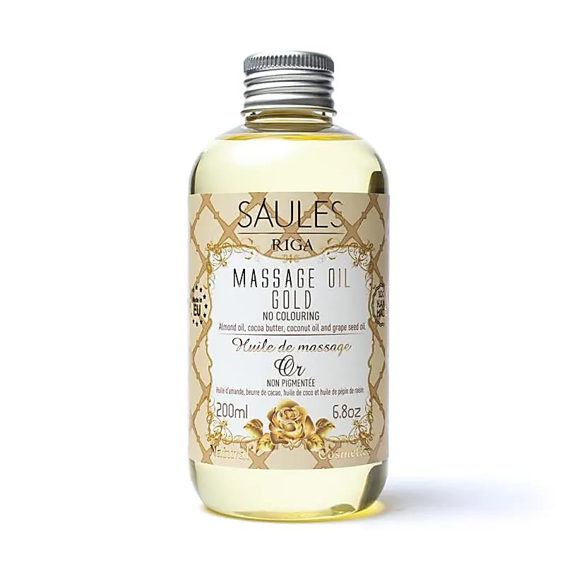 Gold - Olio da massaggio naturale - Saules Fabrika - 200ml