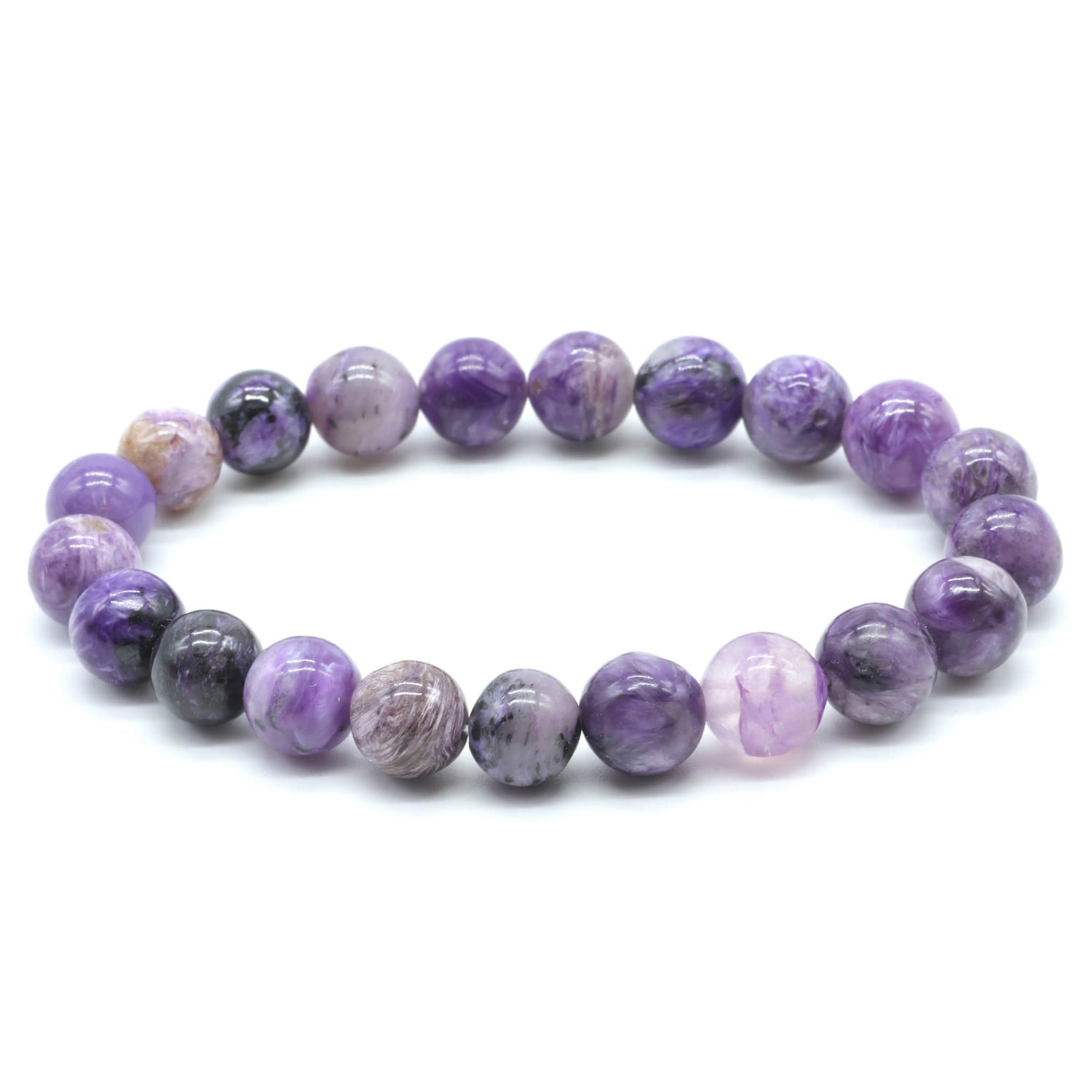 Bracciale in Charoite – 8 mm